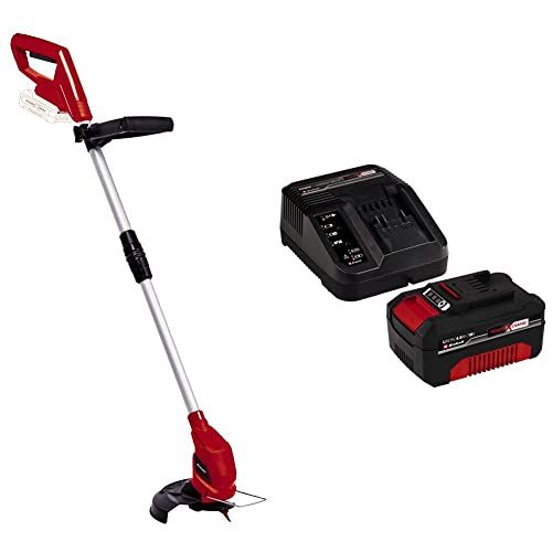 Einhell sans fil GC-CT 18/24 Li Solo Système Power X-Change (18 V, Diam. De Coupe 24 cm) Version Solo & Starter Kit Batterie et Chargeur Power X-Change (18 V, 4.0 Ah Batterie)