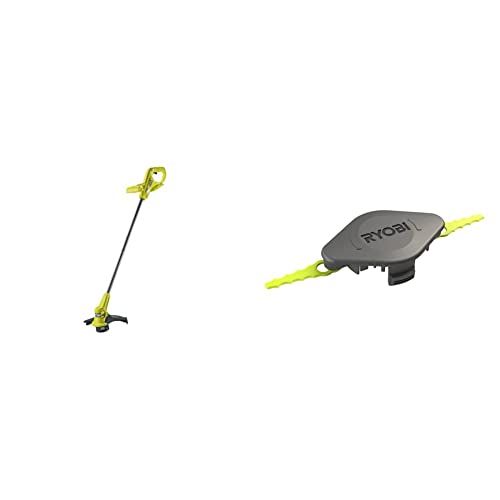 Ryobi RY18LT23A-0 : 18V One+ - Ø Coupe 23cm - Ø Fil 1 x 1,6mm - Utilisations Travaux de Finition, Bordures de Massifs et Bas de Talus & Souffleur 18 Volts One+ 245 km/h